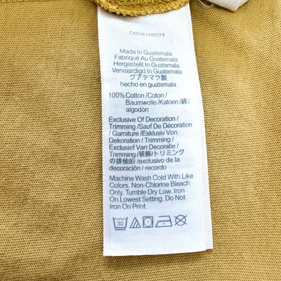 Madewell x Made Some Souvenirs Embroidered Perfect Vintage Tee Yellow Size M - Picture 8 of 9